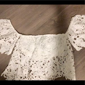 Off the shoulder forever 21 top